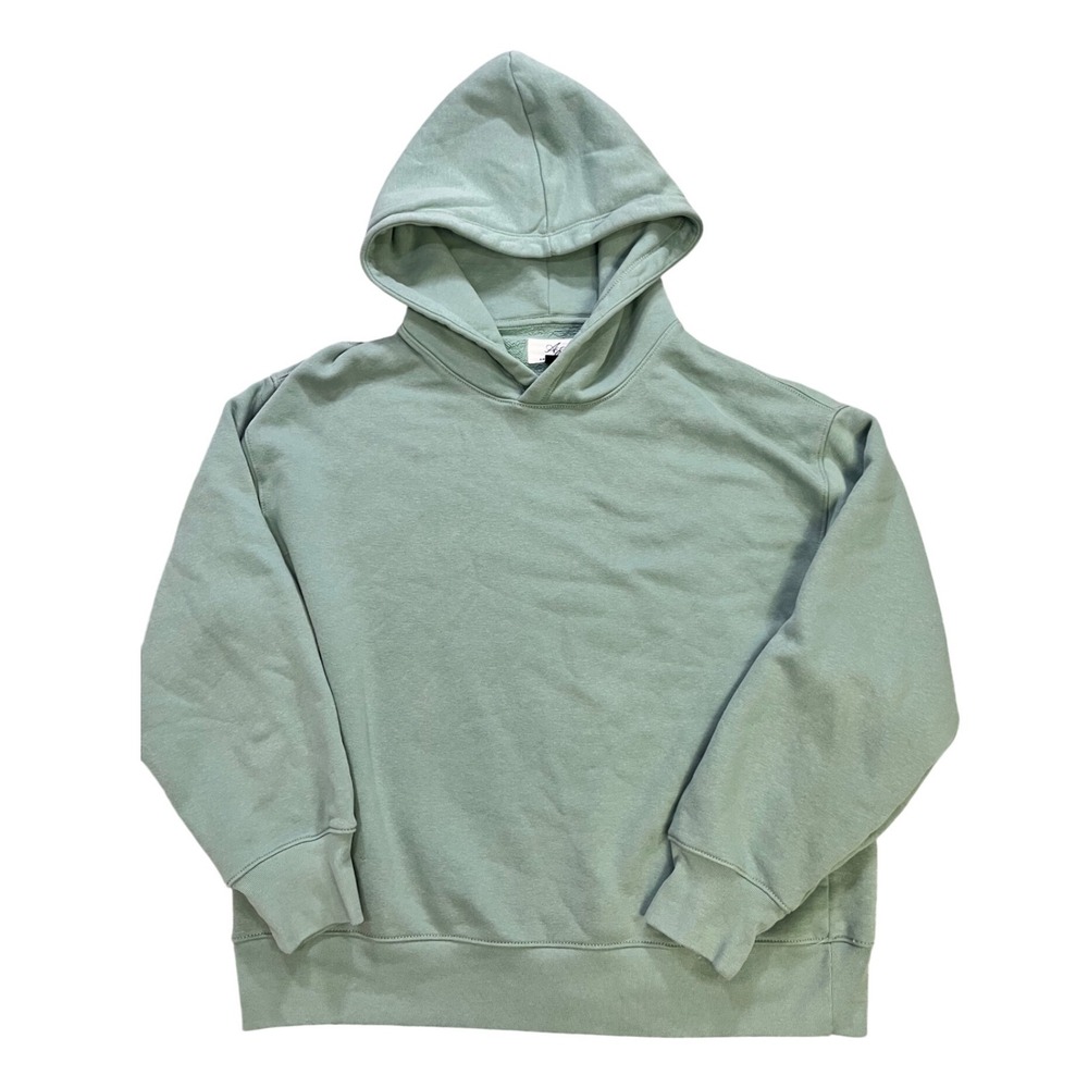 American Eagle‎ Sage Green Oversized Pullover Hoodie Small French Terry Cotton